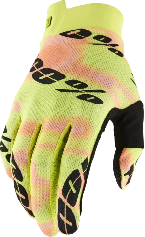 100% Youth i-Track Gloves - Kaledo - Small 10009-00012