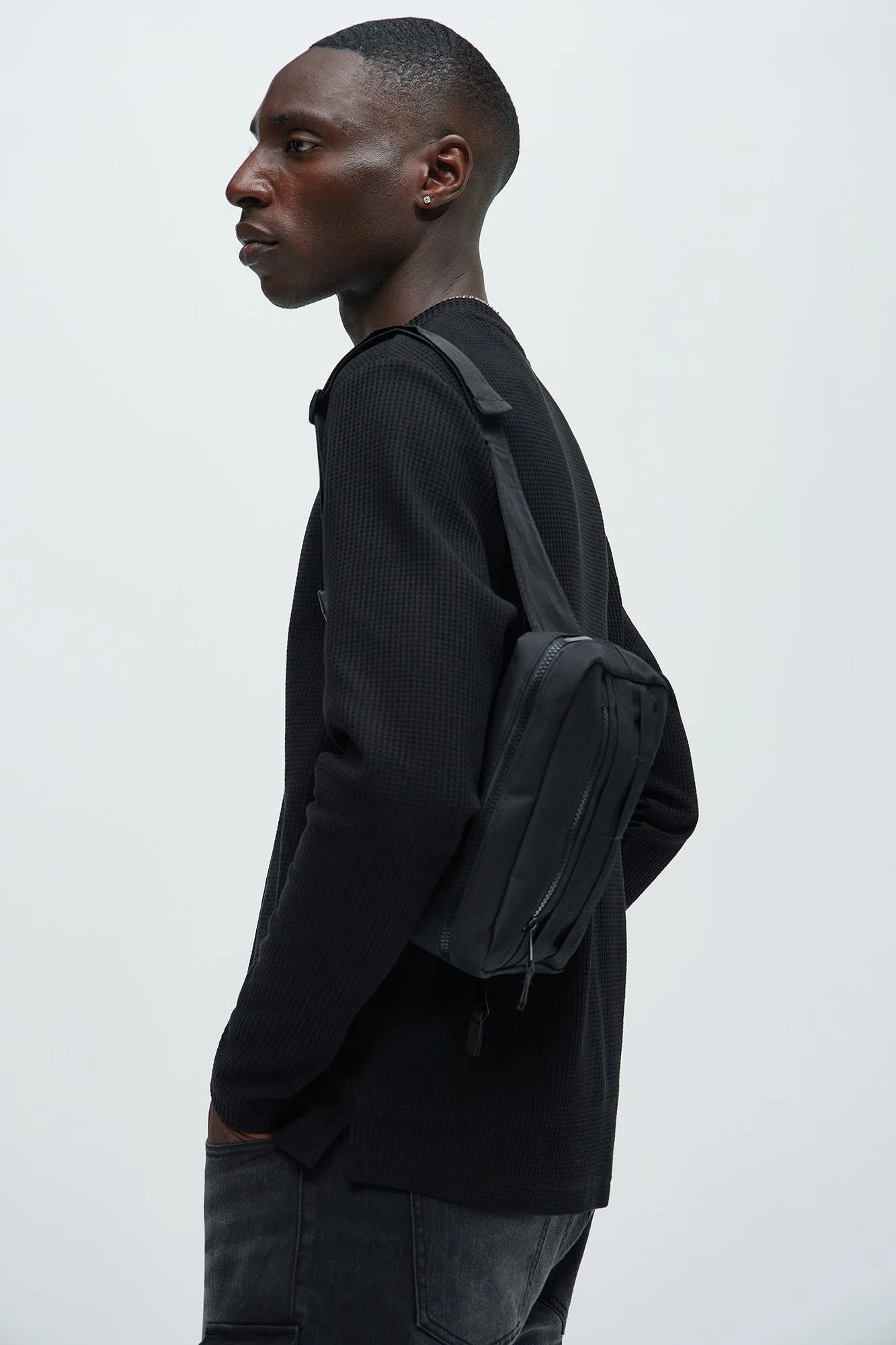 Active Utility Crossbody Bag - Black