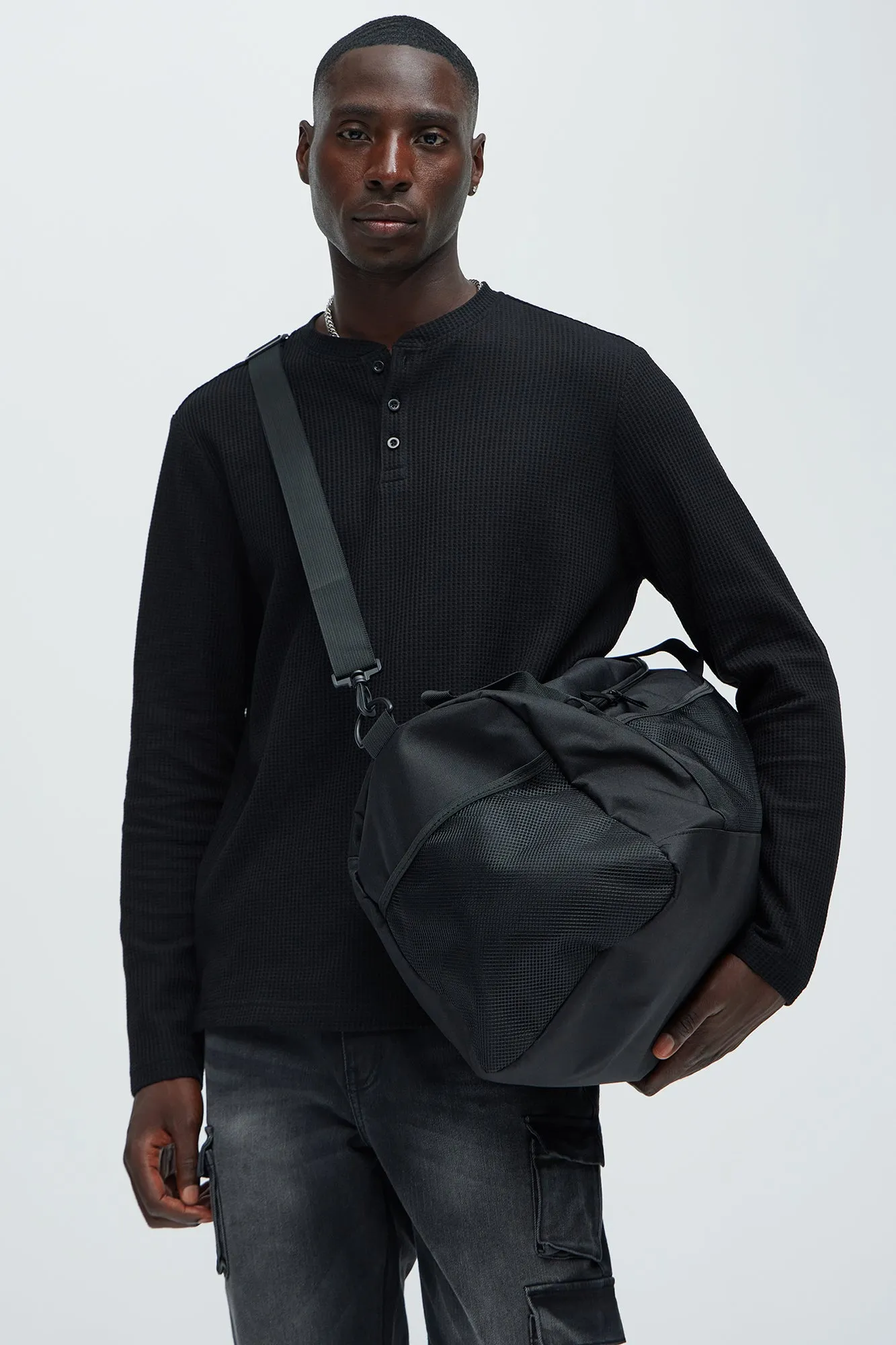 Active Utility Duffle Bag - Black
