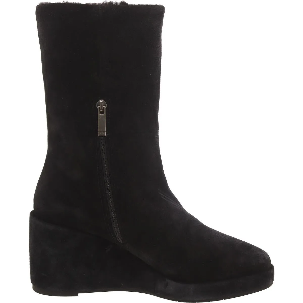 Aquatalia Womens Suede Weatherproof Wedge Boots