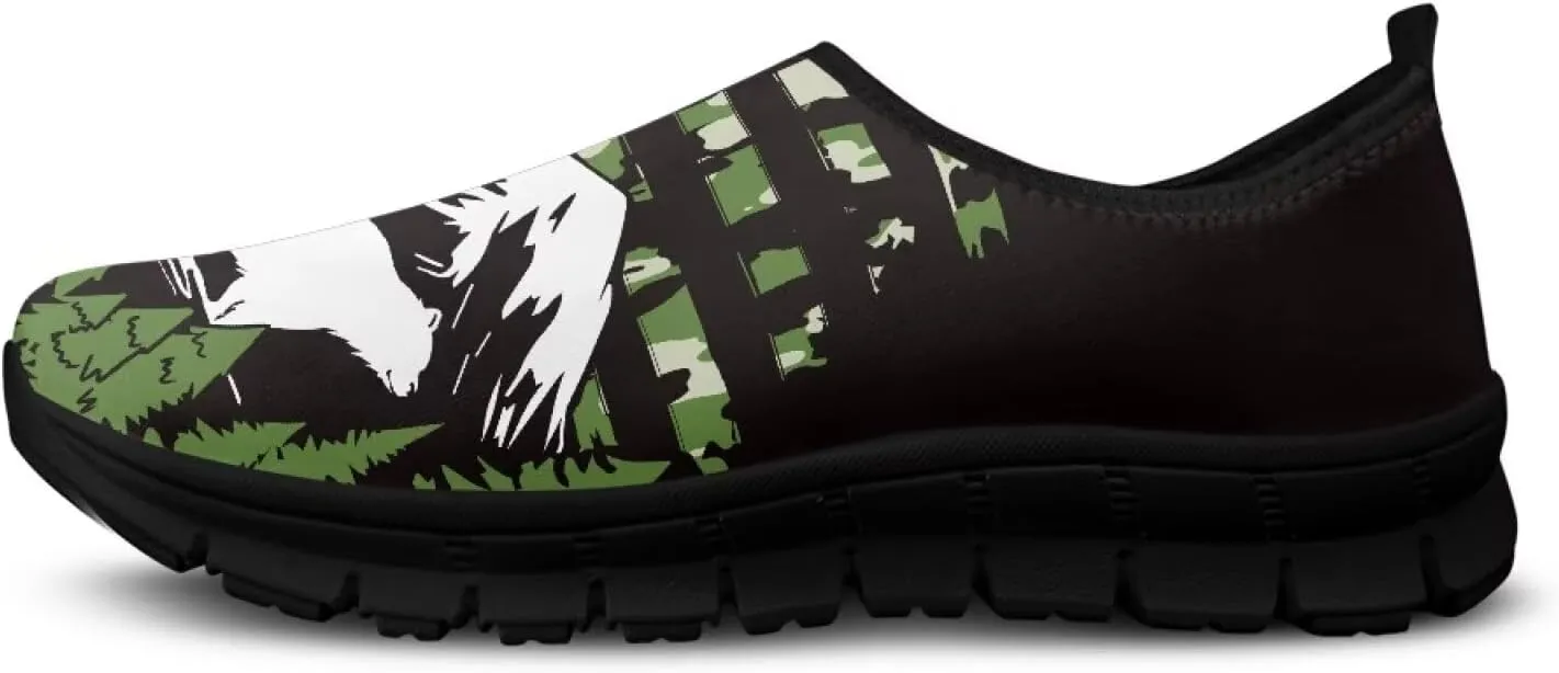 Men's Walking Shoes Lightweight Sneakers Walking Casual Comfortable Travel Shoes Black Sole