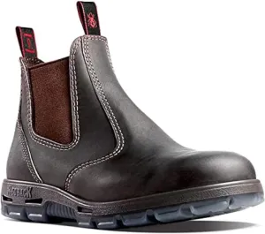 Red Back Boots USBOK Dark Brown Steel Toe Size 11 US (10 AU on pull tags)