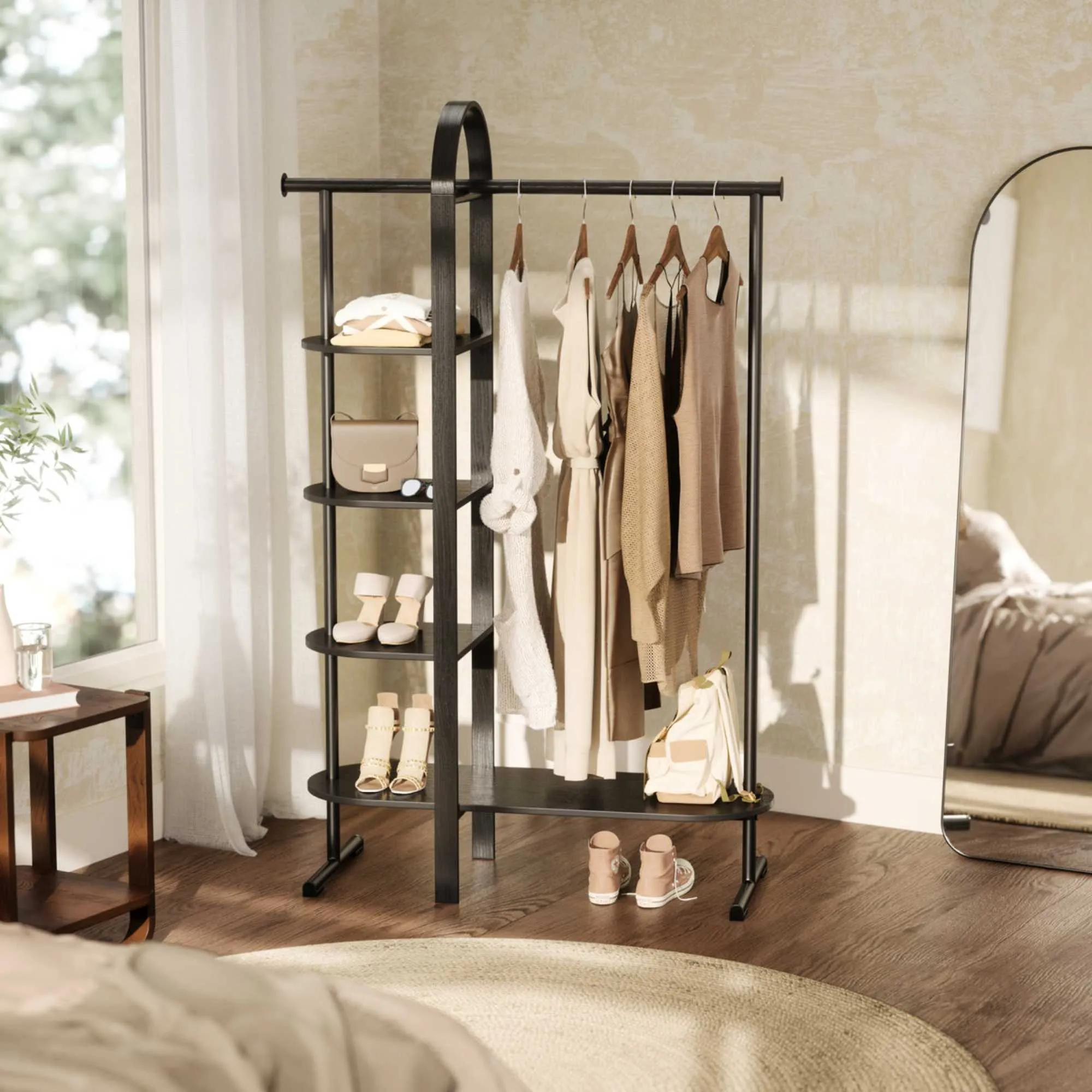 Umbra Bellwood garment rack, black
