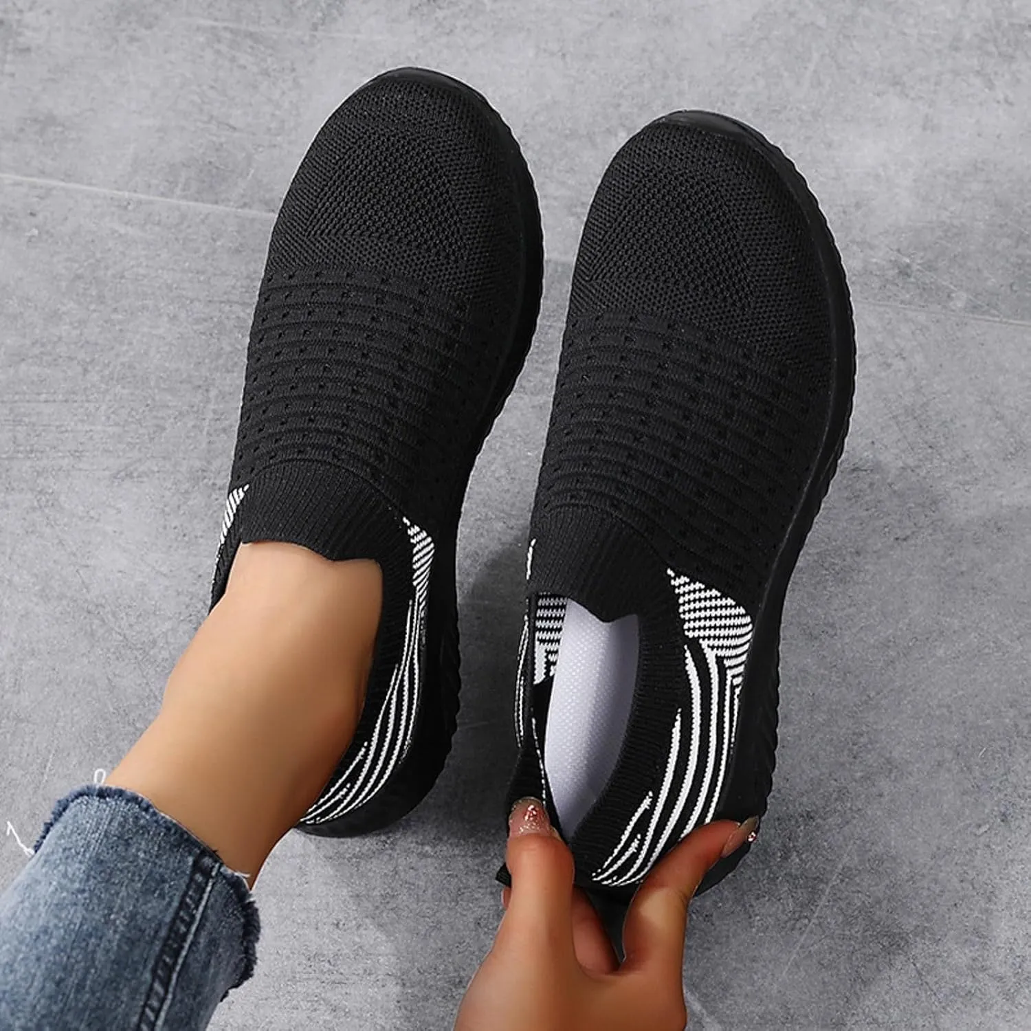 Womans Athletic Shoes Womens Walking Running Shoes Lightweight Breathable Tennis Shoes Non Slip Workout Sneakers